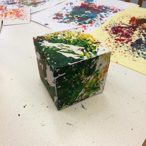 Experiment: Kreidekunst 1