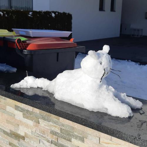 Kunstwerke aus Schnee