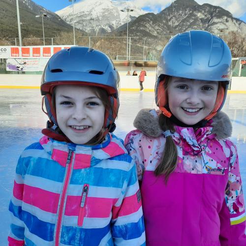 Das letzte Mal gemeinsam mit unserer Klasse am Eislaufplatz