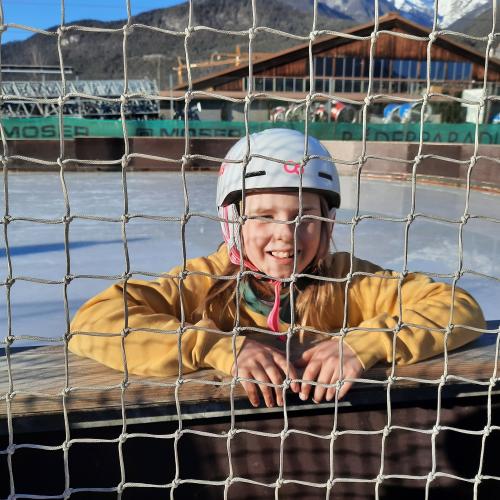 Das letzte Mal gemeinsam mit unserer Klasse am Eislaufplatz