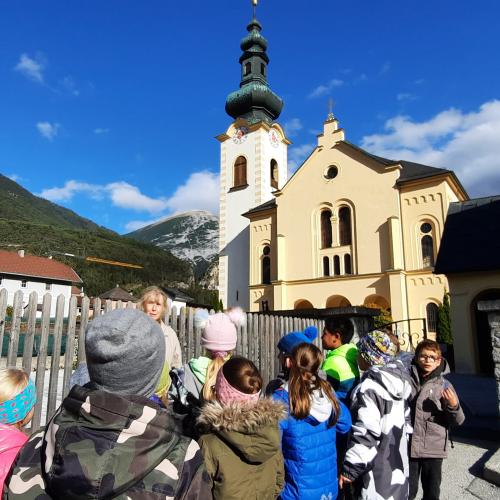 Wir besteigen den Kirchturm