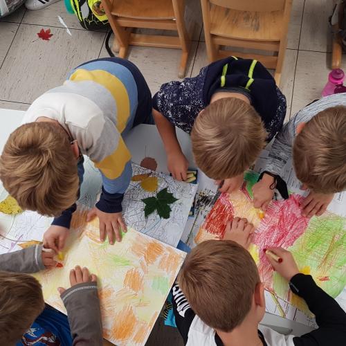 Kunstunterricht in den ersten Schulwochen
