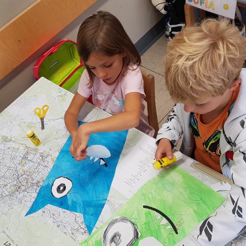 Kunstunterricht in den ersten Schulwochen