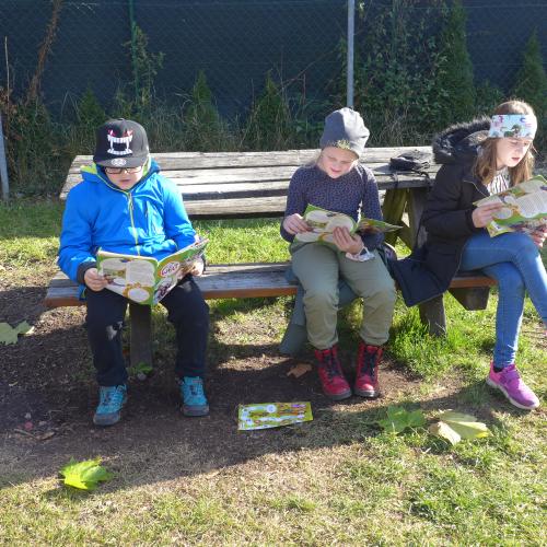 Unsere Lesewanderung am österreichischen Vorlesetag