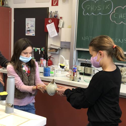 Besuch in der Mittelschule Zirl