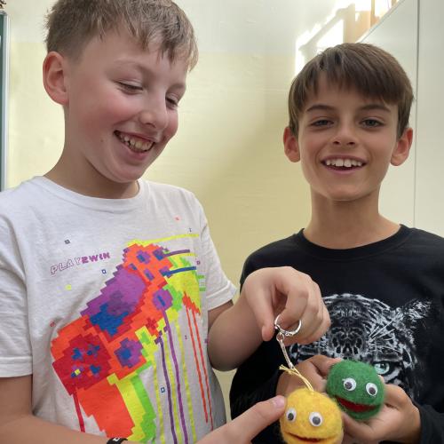 4.Klasse- Filzen- Frosch