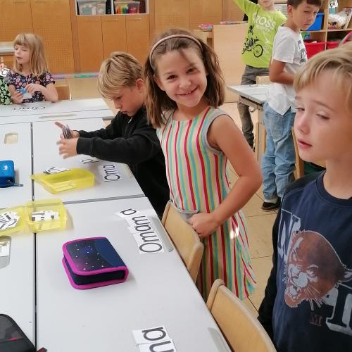 Jetzt geht es ans Buchstabenlernen und schreiben erster Wörter!