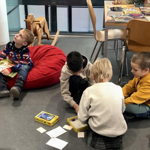 Besuch in der Bibliothek