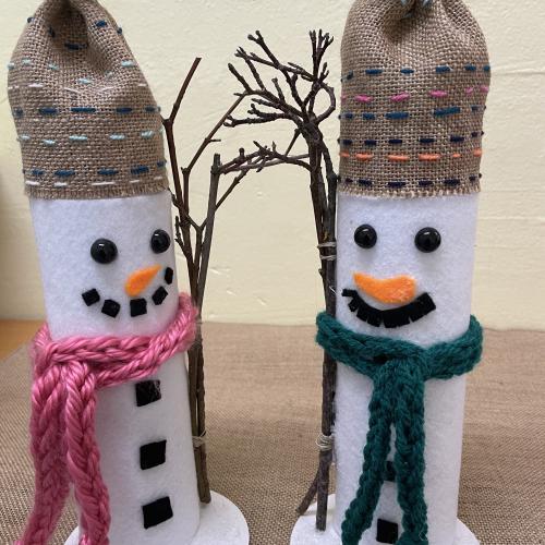 4. Klasse: Vorstich- Schneemann
