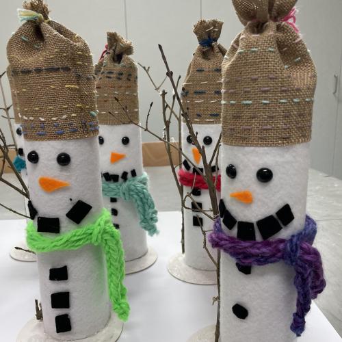 4. Klasse: Vorstich- Schneemann
