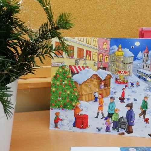 Adventfeier in der 1b