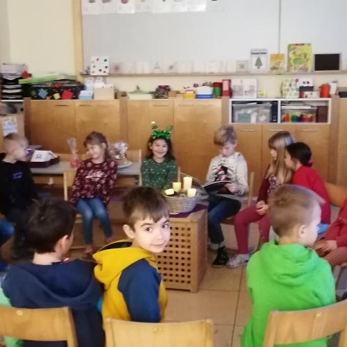 Adventfeier in der 1b