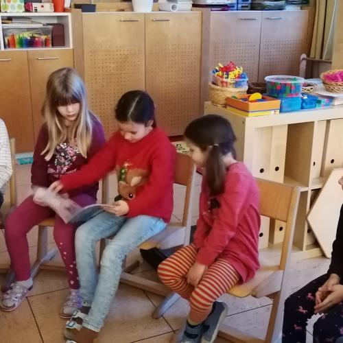 Adventfeier in der 1b