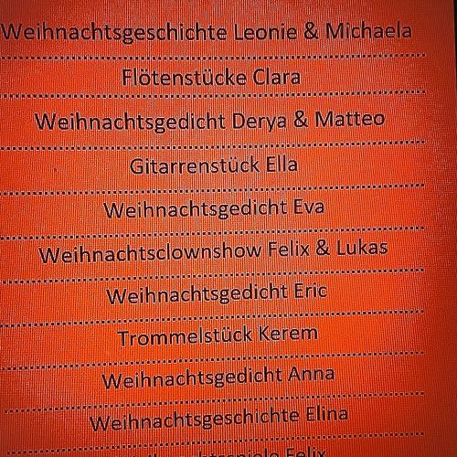 Weihnachtsfeier