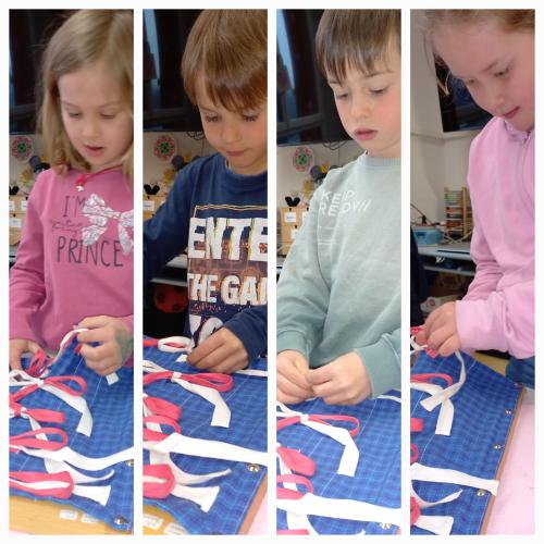 Schuhband binden 