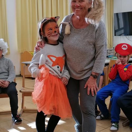 Fasching in der 1b Klasse