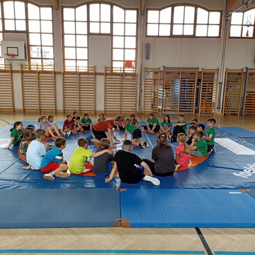 Ringtraining am Nachmittag gemeinsam mit der 4b