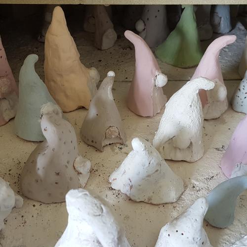 3. Klassen - Töpfern und Trockenfilzen