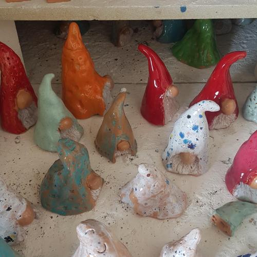 3. Klassen - Töpfern und Trockenfilzen