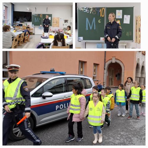 Die Polizei ist da