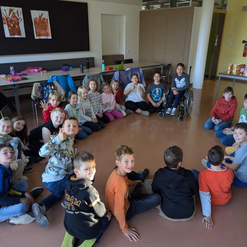 Frühstück mit der Partnerklasse E2