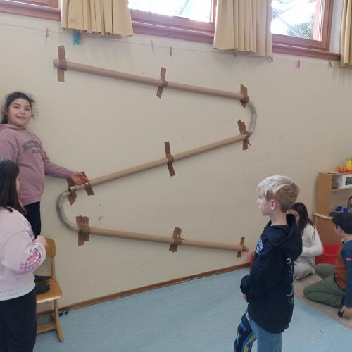Kreative Schülerinnen und Schüler im Jänner