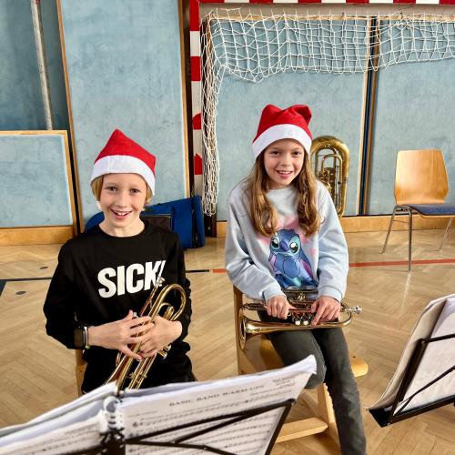 Weihnachtskonzert der Bläserklasse