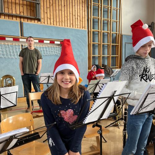 Weihnachtskonzert der Bläserklasse