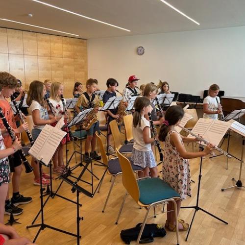 Schulende Bläserklasse