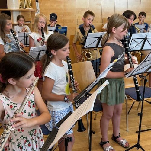 Schulende Bläserklasse
