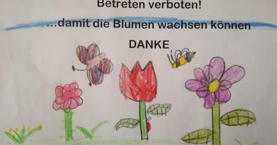 im Vorfrühling bepflanzen wir unseren Schulgarten