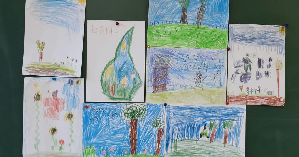 Malen zum Bilderbuch: "Das ist eine wunderschöne Wiese"