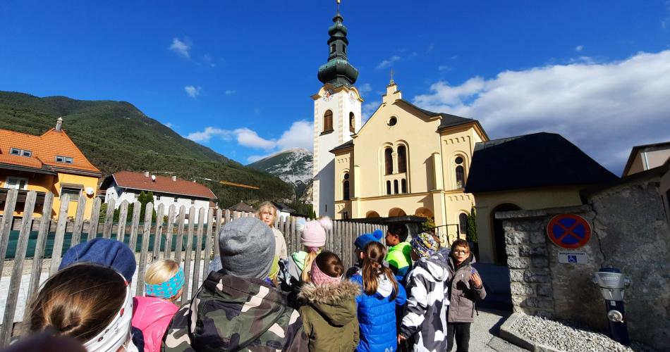 Wir besteigen den Kirchturm