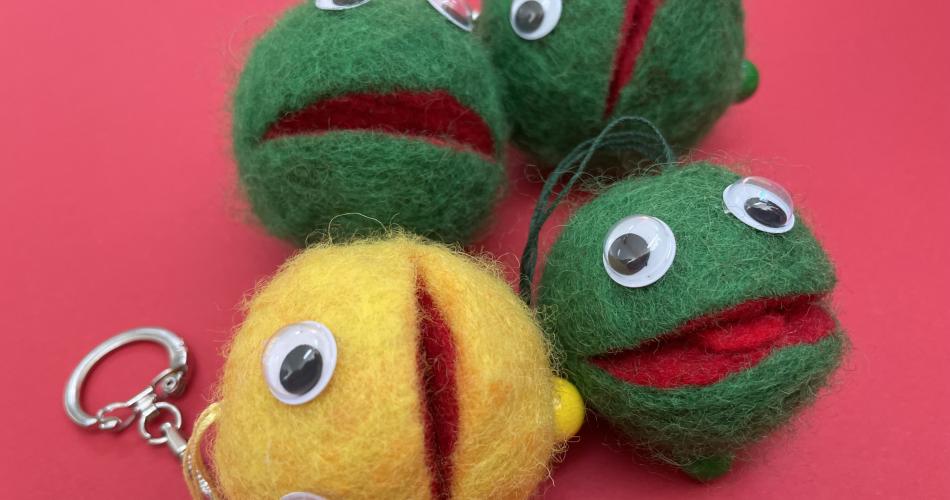 4.Klasse- Filzen- Frosch