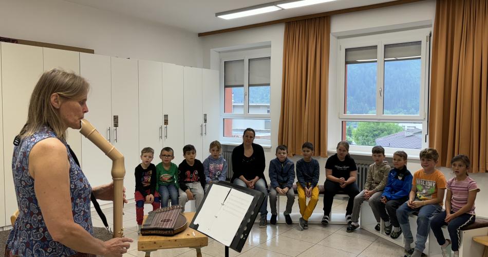 Blockflöte und Zither