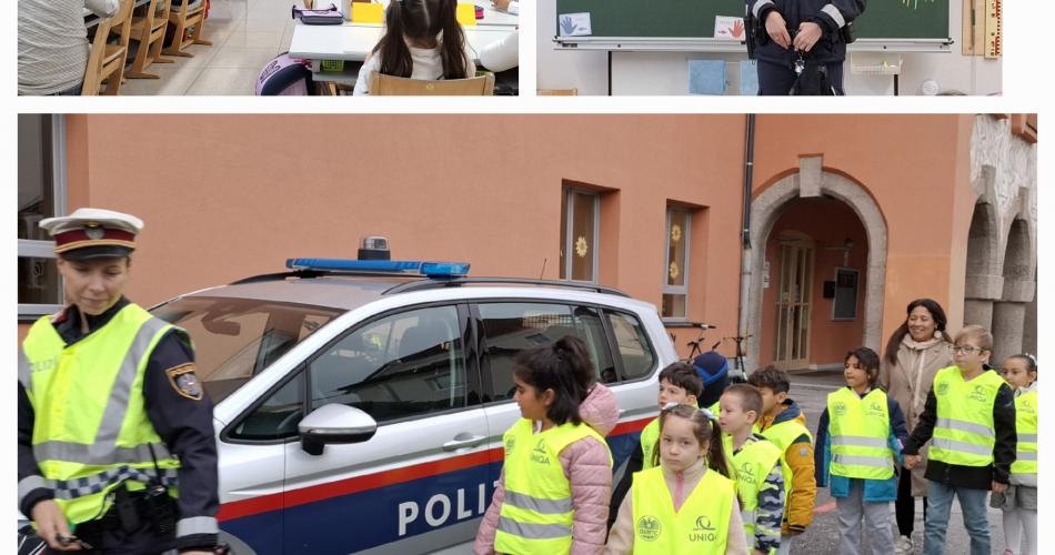 Die Polizei ist da