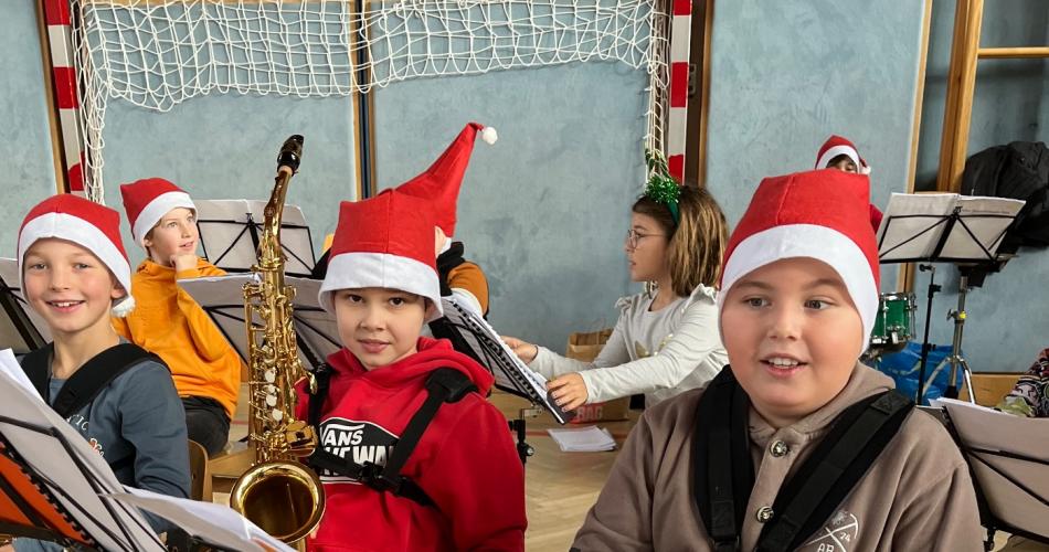 Weihnachtskonzert der Bläserklasse